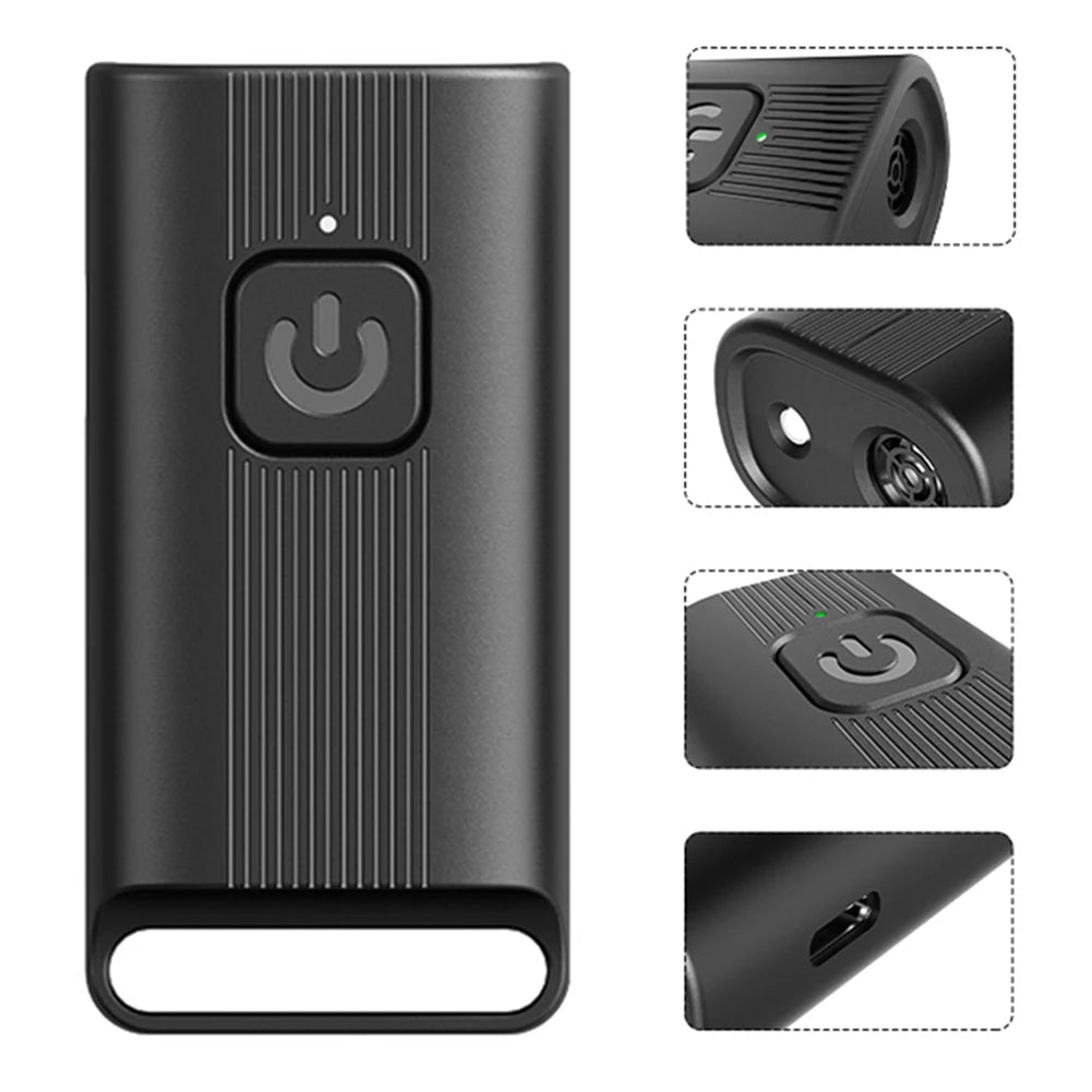 Ultrasonic Anti-Barking Device Long Range Rechargeable Pet Dog Repeller with LED Flashlight Dog Trainer Device for All Size Dogs