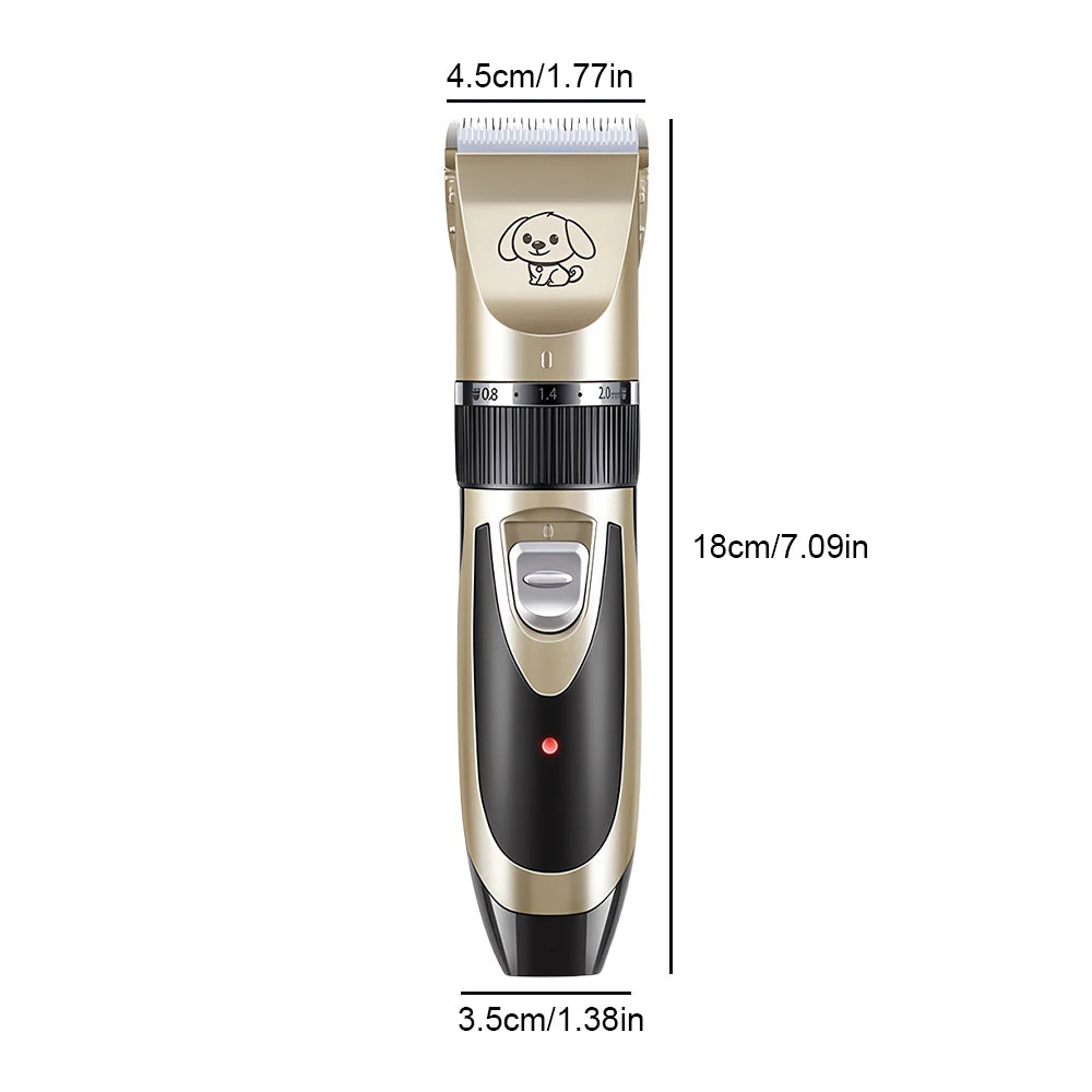 Pet Clipper Grooming Kit Rechargeable Pet Hair Trimmer Shaver Haircut Set For Cat Dog Hair Cutting Remover Machine Professional
