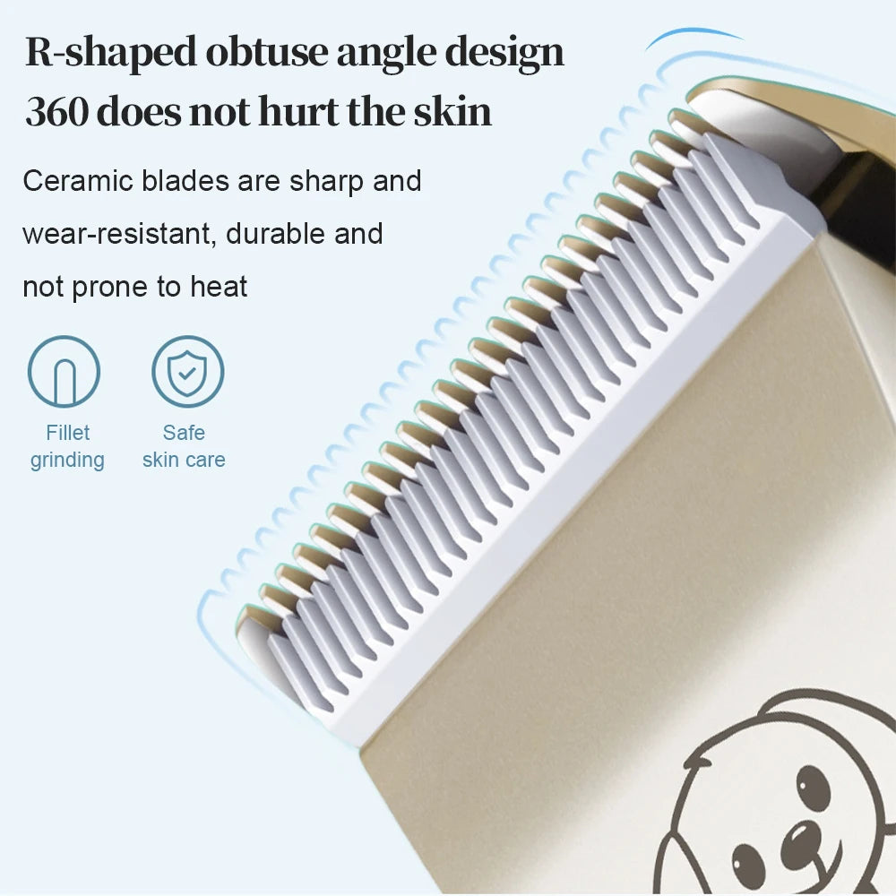Pet Clipper Grooming Kit Rechargeable Pet Hair Trimmer Shaver Haircut Set For Cat Dog Hair Cutting Remover Machine Professional