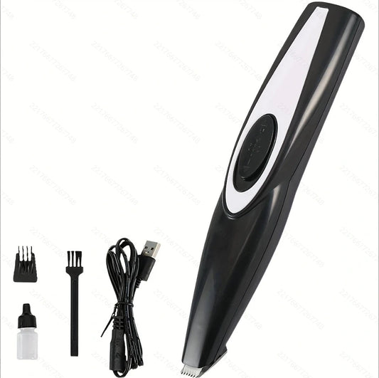 Dog Clippers Grooming Kit Hair Clipper-Low Noise Paw Trimmer- Rechargeable - Quiet Nail Grinder Shaver for Cats and Other Pets ﻿